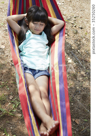 Children, hammock, break Children, hammock, break 35250260