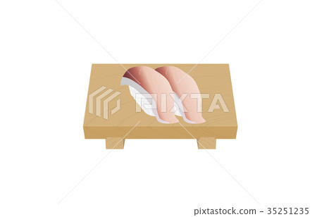 Sushi various hamachi - Stock Illustration [35251235] - PIXTA