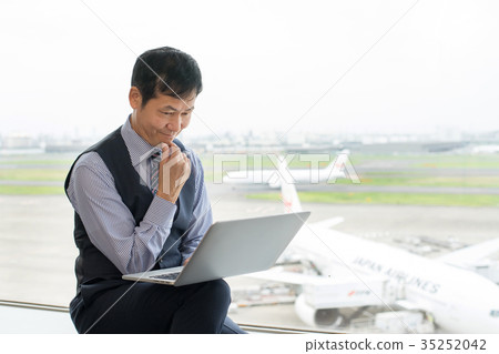 商人機場辦公室企業圖像 35252042