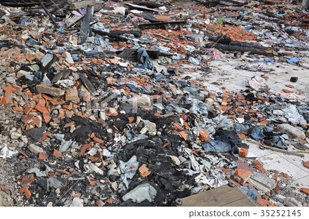 Garment Factory Debris Garment Factory Debris 35252145