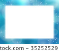 Blue glitter frame transparent 35252529