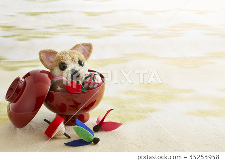 New Year's card template (postcard ratio) for 2018 New Year's card template (postcard ratio) for 2018 35253958