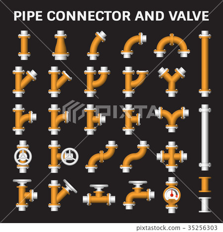 Pipe Connector Icon Pipe Connector Icon 35256303