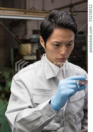 Factory People Work Factory People Work 35258012