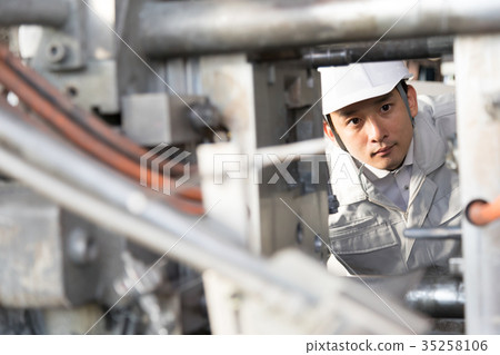 Factory People Working people Die casting 35258106