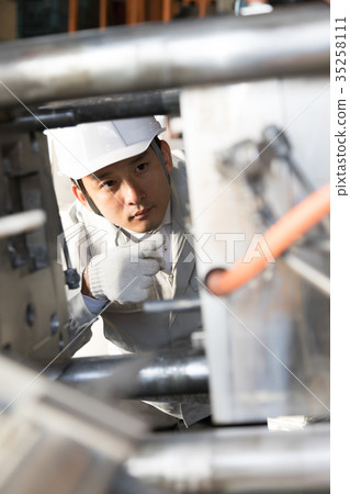 Factory People Working people Die casting 35258111