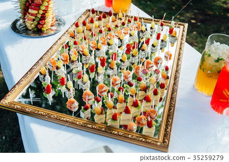 Delicious canapes as event dish Delicious canapes as event dish 35259279