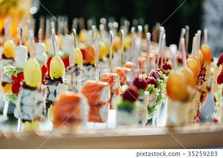 Delicious canapes as event dish Delicious canapes as event dish 35259283