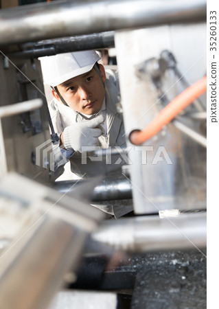 Factory People Working people Die casting 35260133