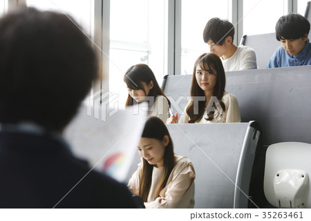 University student campus life student lecture 35263461