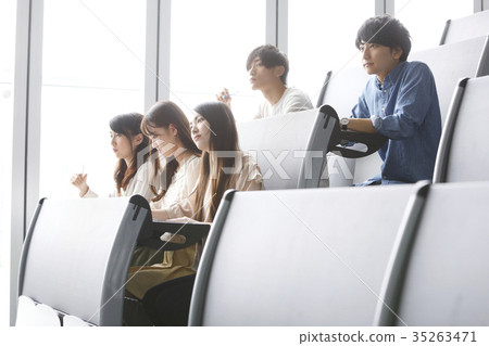 University student campus life student lecture 35263471