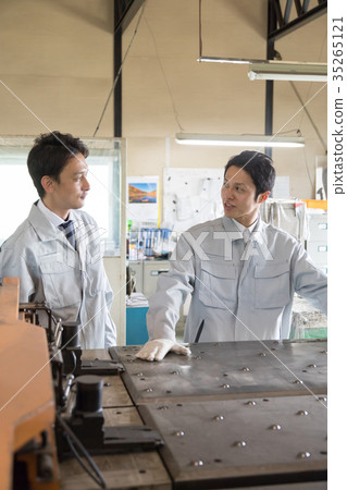 工廠人工作人員業務談話 35265121