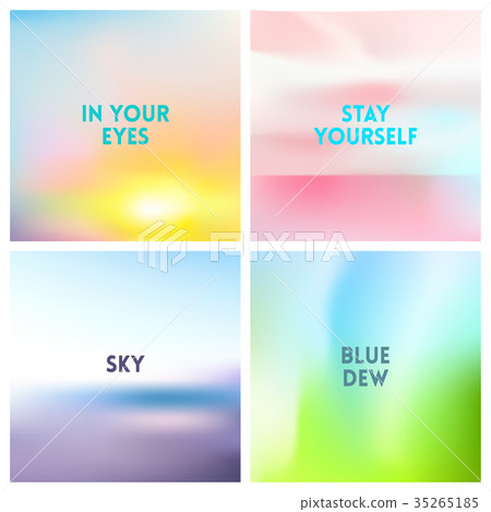 Abstract vector multicolored blurred background 35265185