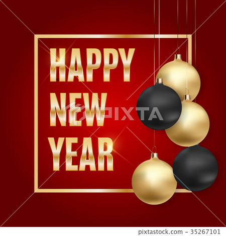 Merry Christmas and New Year Background. Vector Merry Christmas and New Year Background. Vector 35267101