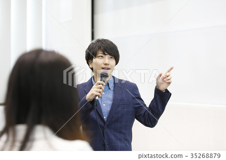 University student campus life student lecture University student campus life student lecture 35268879