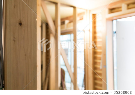 施工現場施工現場木匠工作基礎施工房屋施工鋼筋加固施工建築業我的夢想家園 35268968