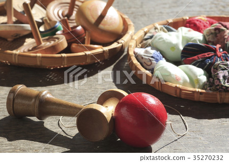 Traditional Japanese play equipment 35270232
