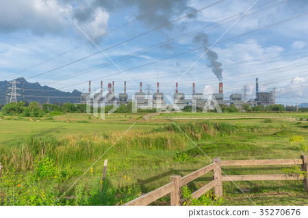 landscape view of Maemoh power plant landscape view of Maemoh power plant 35270676