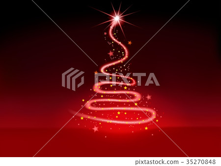 Glowing Christmas Spiral 35270848