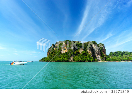 View of Railay East beach, Ao Nang, Krabi Thailand 35271849