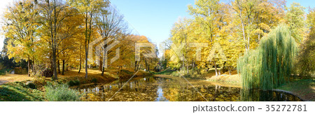 The Chinese Bridge and lake in Olexandria Park The Chinese Bridge and lake in Olexandria Park 35272781