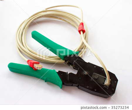 Network LAN cable cord crimper pliers Network LAN cable cord crimper pliers 35273234