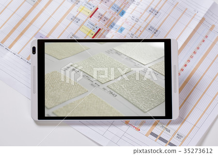Tablet and architectural image 35273612