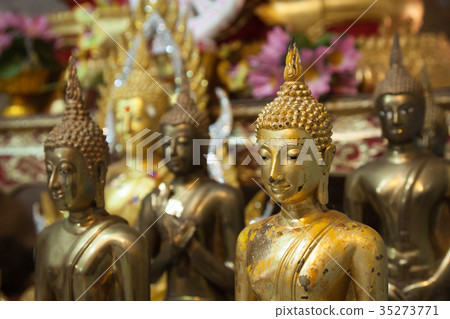 View of buddha statue in Thailand 35273771