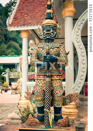Thai giant statues, giant symbol in Thai temple 35273818