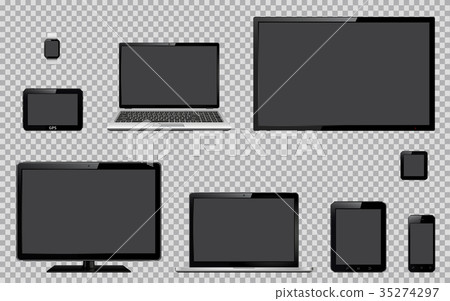 Set of realistic vector electronic devices Set of realistic vector electronic devices 35274297
