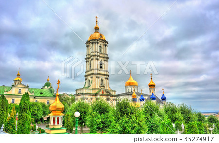 Bell tower of Holy Dormition Pochayiv Lavra in Bell tower of Holy Dormition Pochayiv Lavra in 35274917