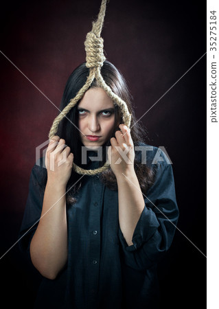 woman with noose woman with noose 35275184