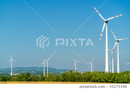 Turbines at a wind farm in Austria 35275346