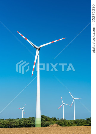 Turbines at a wind farm in Austria Turbines at a wind farm in Austria 35275350