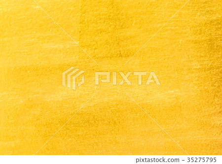 Shiny yellow leaf gold foil texture Shiny yellow leaf gold foil texture 35275795