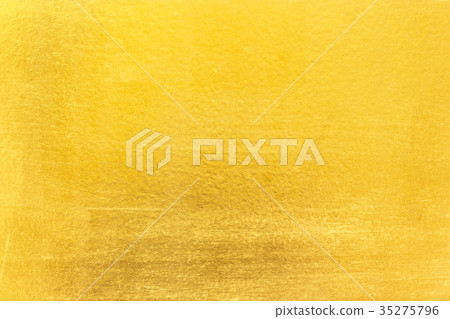 Shiny yellow leaf gold foil texture 35275796