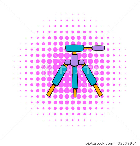 Tripod icon in comics style Tripod icon in comics style 35275914