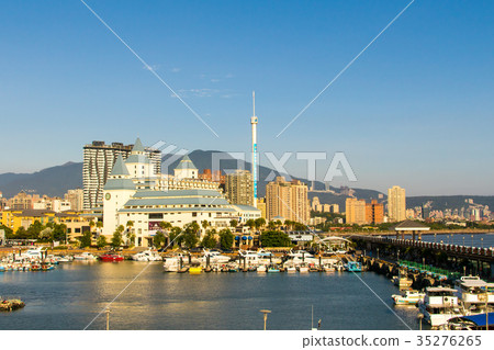 台灣，淡水，漁人碼頭，海，風景，吉祥，tonawa 35276265