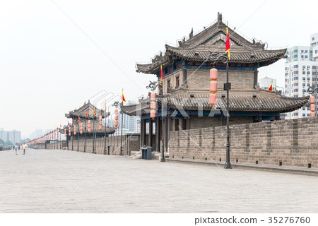 Xian City Wall China · Shaanxi Province Xian 35276760