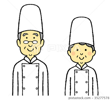 高級男人和女人在公雞外套 35277578