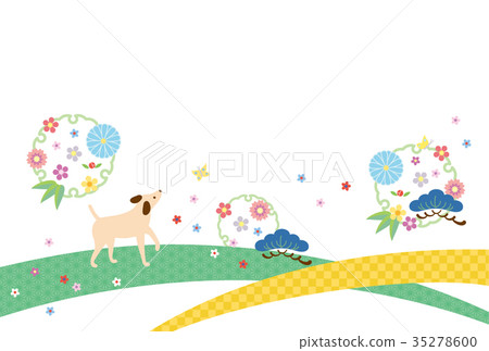 New Year's card template 35278600