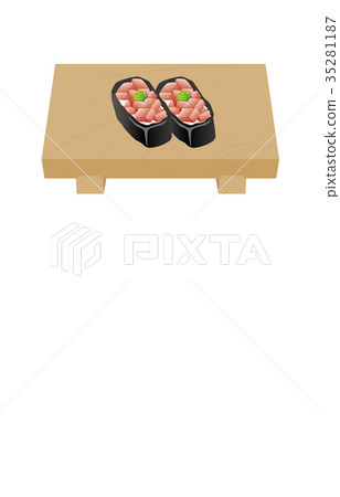 Sushi various tuna warship 35281187