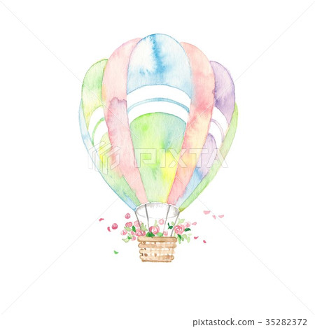 Seven color balloon, flower basket Seven color balloon, flower basket 35282372