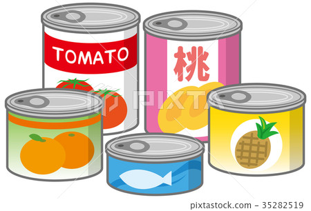 Opened And Closed Food Tin Cans Royalty Free SVG, Cliparts, Vectors, and  Stock Illustration. Image 10864030.