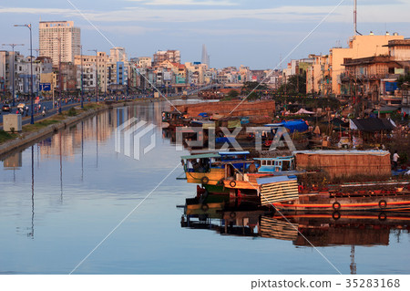 Binh Dong flower market during the Tet Holiday Binh Dong flower market during the Tet Holiday 35283168