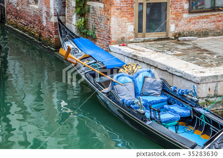 Gondola Service on the canal in Venice, Italy 35283630