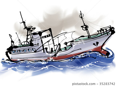 Tuna fishing boat 35283742