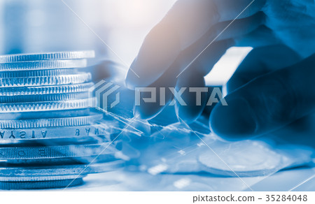 Index graph of stock market financial indicator Index graph of stock market financial indicator 35284048