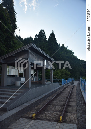 Aomori Shimokita Peninsula Shimuro Onsenkyo Phantom Oma Railway Station Building Aomori Shimokita Peninsula Shimuro Onsenkyo Phantom Oma Railway Station Building 35285644