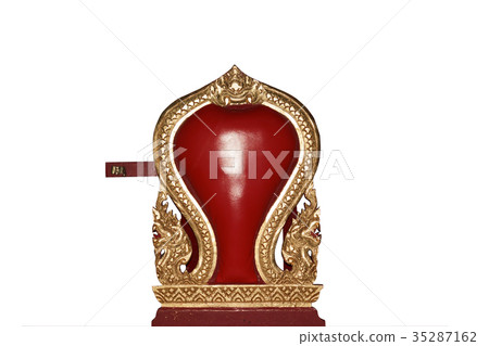 seat of the monks on white background 35287162